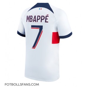 Paris Saint-Germain Kylian Mbappe #7 Replika Bortatröja 2023-24 Kortärmad
